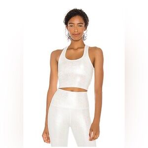 Beyond Yoga Viper First Class Tank and leggings in White Viper
